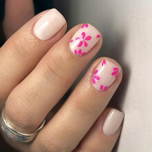 Press on Nail,Fake Nail Stick Glues on Nail False Nail Acrylic