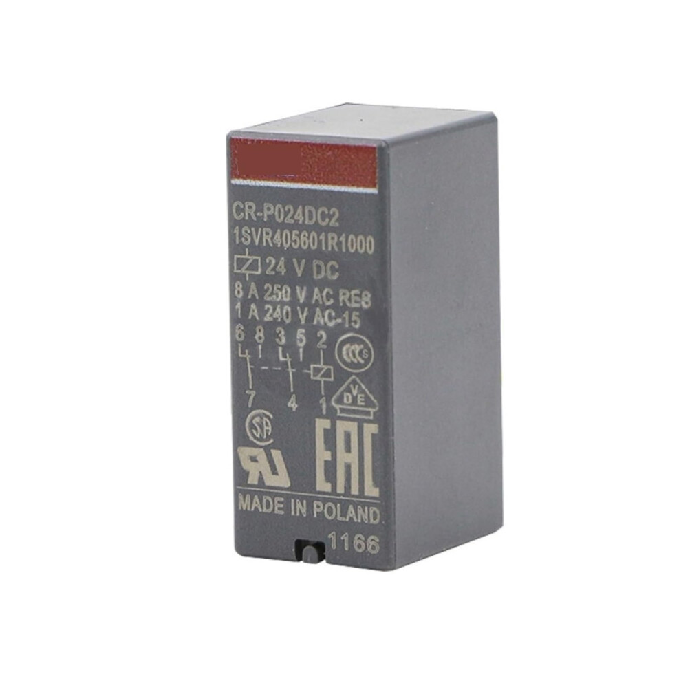 10038810 Crp024dc2 1Svr405601r1000 Plugin Interface Relay 2C/O, A1a224vdc, 250V/8A 9001264168544