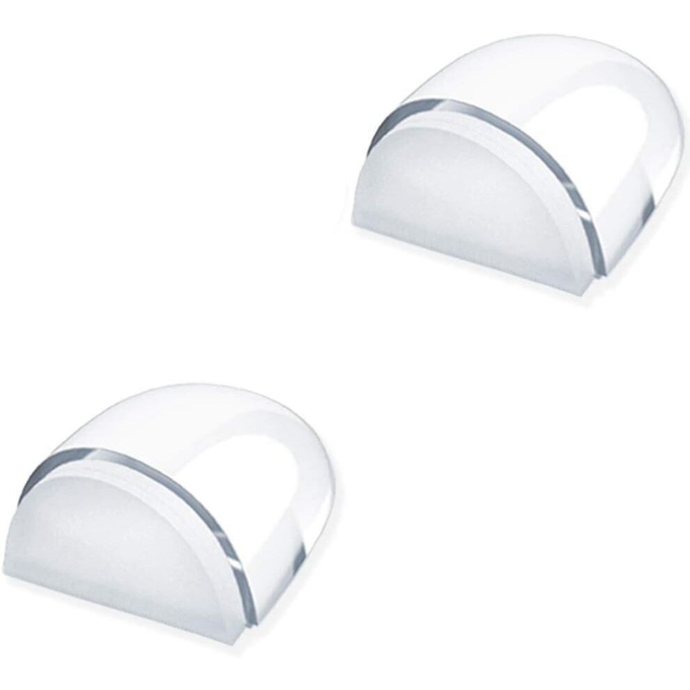 Acrylic Door Stoppers, 2Pcs Set Offers Comprehensive Protection Against Door Slams, Self Adhesive Application Ensures Simple And Secure Installation, 9198585929333