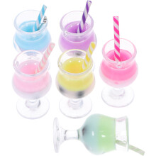18Stk Bubble Tea Modell, Kunststoff, Mini