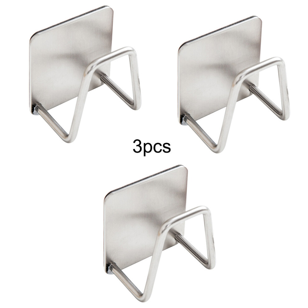 Innovative Sink Caddy, Strong Adhesive Dish Sponge Holder For Kitchen And Bath, Rustproof Waterproof Sponge Stand, Efficient Space Management (3Pcs) 9554910939888