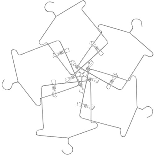 10 Sets Kleiderbügel Für Puppenkleidung Mit Clip