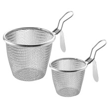 Panier passoire polyvalent en acier inoxydable 304, 2 paquets,