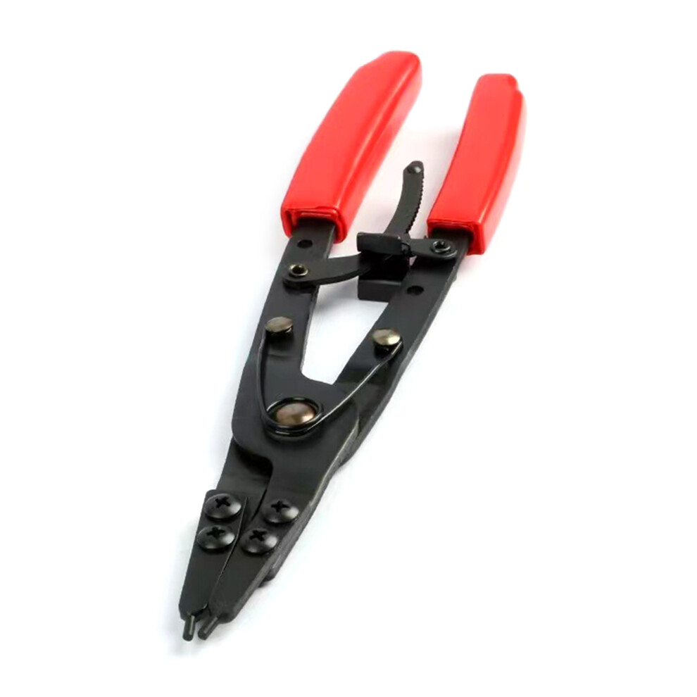 Efficient Snaps Rings Pliers For Vehicles With Ratcheting- Red 7696001038819