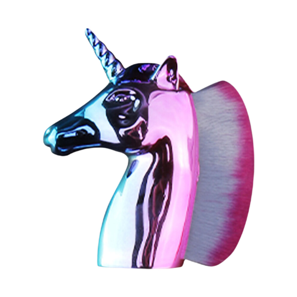 Blue/Pink Stylish Nail Dust Brush Lightweight And Compact Nail