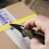 Portable Expresses Auspackschneider-Messer schwarze Klinge bl 4