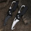 Portable Expresses Auspackschneider-Messer schwarze Klinge bl 6