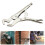 Grip Pliers Solid Pipe Clip Repair Welding Pliers Adjustable Jaw 2