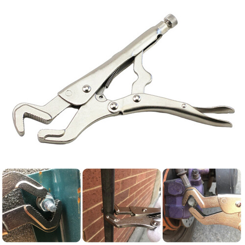 Grip Pliers Solid Pipe Clip Repair Welding Pliers Adjustable Jaw 1