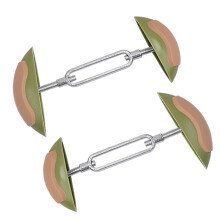 2-teiliger Schuhformer, Schuhspanner, Schuhexpander,-Avocadogrün