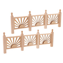 2 Stuks Mini Omheining Voor Spelhuis Decoratie Micro Landschap