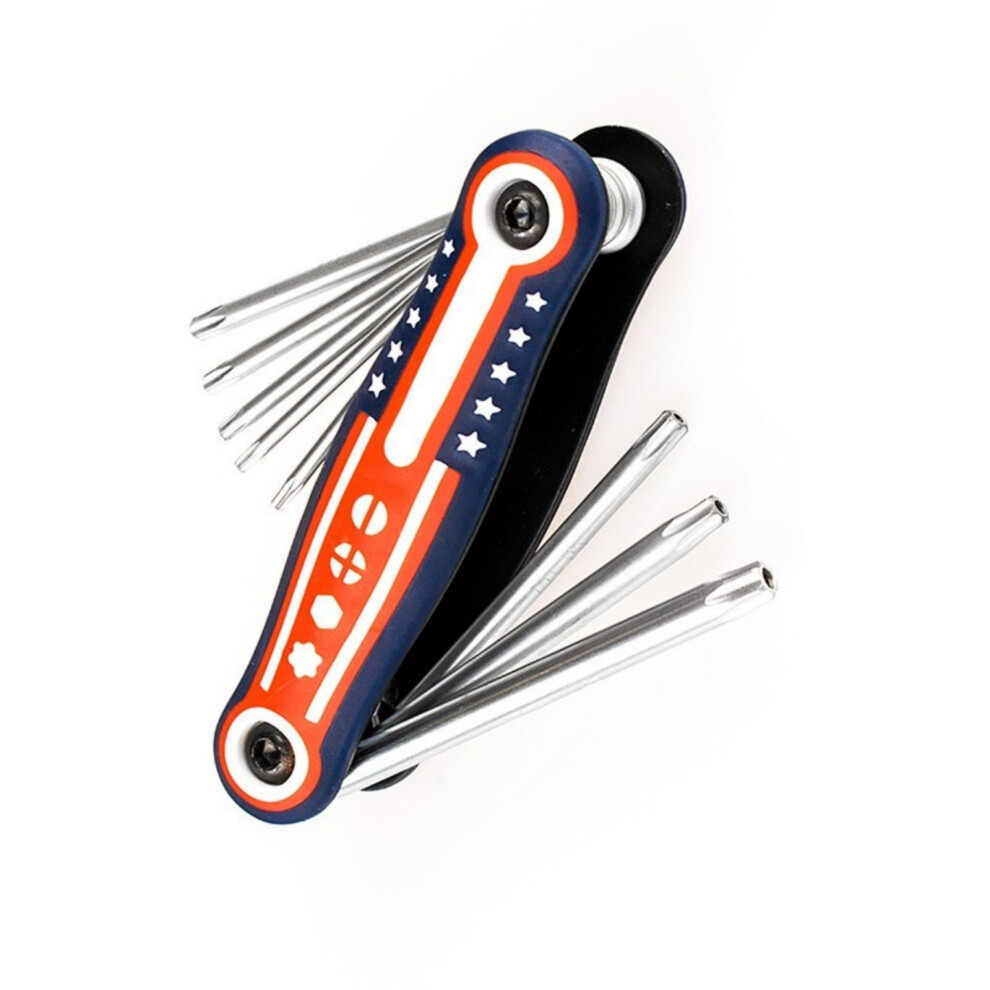 Portable Bicycles Tool Kit 8 In 1 Folding Screwdriver-Style2 7696001039878