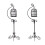 2Stk Mini Vogelkäfig Modell Deko Accessoire 2