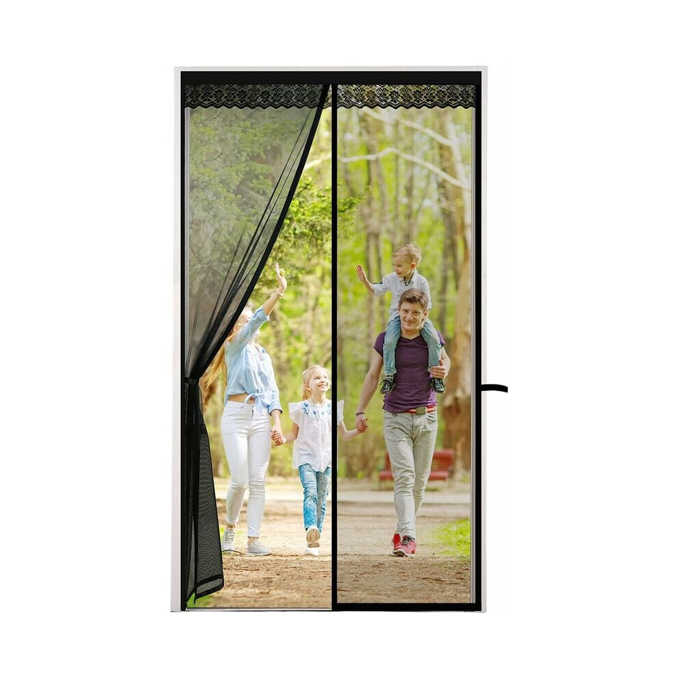 Removable Magnetic Screen Door For Bedroom Entry, Insect-Proof Mesh With Magnetic Closure, Well-Ventilated Heavy-Duty Curtain For Balcony Kitchen Pati 9466005415149