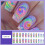24x Gradient Press On Nail Stars Acrylic Nail Long False Nail 4