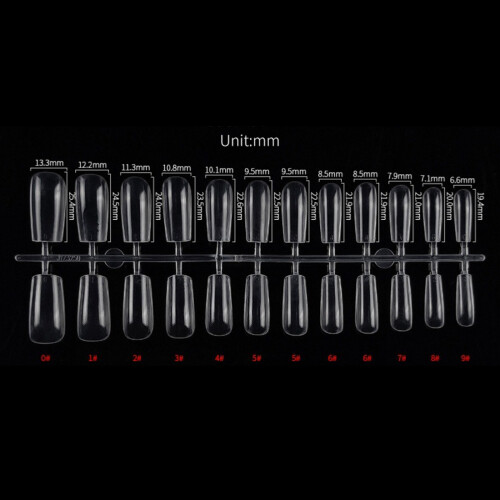 24x Gradient Press On Nail Stars Acrylic Nail Long False Nail 2