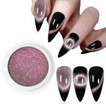 Cats Eye Magnetpulver Nägel Pulver Pigment Nail Art Pulver-3