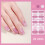 Creative Nail Wraps No Lamp Needed Bright Colors Safe-ZE0831 3