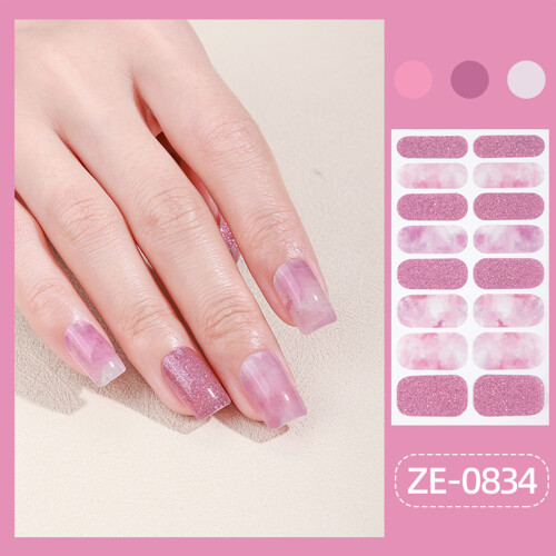 Creative Nail Wraps No Lamp Needed Bright Colors Safe-ZE0831 2