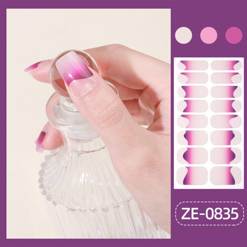 Creative Nail Wraps No Lamp Needed Bright Colors Safe-ZE0831 1