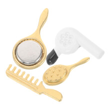 4 Stuks Mini Legering Kappersaccessoires Set Voor Poppenhuis