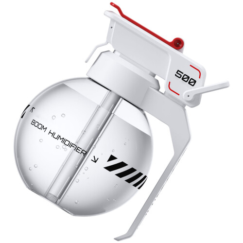 Modern Themed Grenades Humidifier Sprayer Bottle For Tech-White