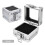 Nail Drill Bit Holder Display Organizer Case Nail-Silver 2