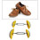 2 Stück verstellbare Schuhformer für hochhackige-Zitronengelb 3