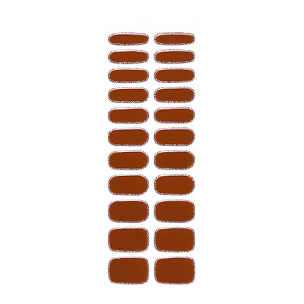 22 Tips Water Resistant Gel Nail Decals Manicure Nail-BSA0228