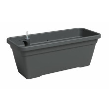 Jardinière VENEZIA - Kunststoff - Anthrazit - Rechteckig - L77,9 x B24 x H22cm - ARTEVASI