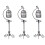 3 Stuks Mini Vogelkooi Model Decoratief Accessoire 4