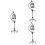 3 Stuks Mini Vogelkooi Model Decoratief Accessoire 6