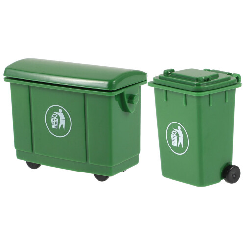 10 Stuks Mini Prullenbak Sorteerprullenbak Miniatuur
