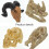 8St Plastic Mini Dieren Diverse Kleuren Poppenhuis 9