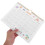 Minimalist Wandkalender 2026: Maandelijkse Engelse Kalender Met Ringband 4