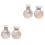4 Stuks Mini Huissieraden Decoratieve Scene Accessoires 3
