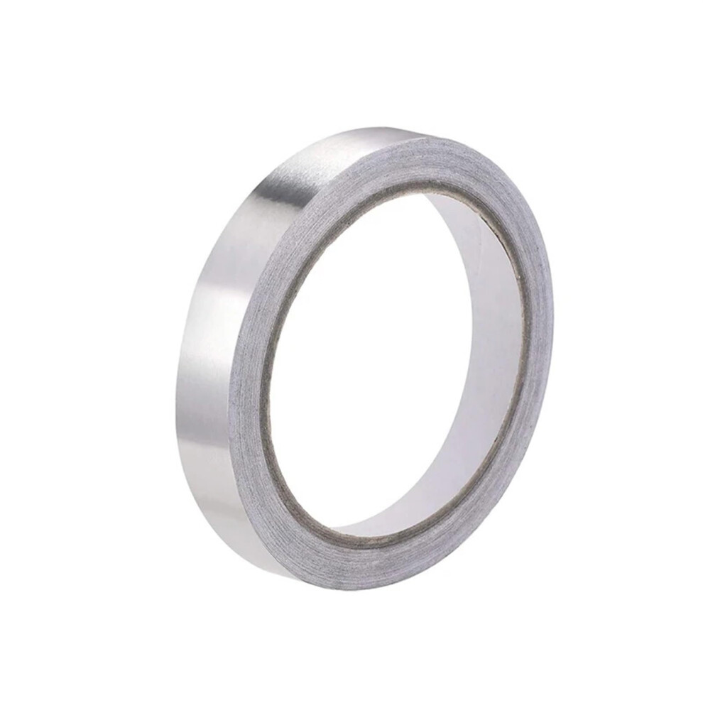 Aluminum Foil Tape, 20 M Aluminum Foil Tape For Sealing And Repairing Hot And Cold Hvac Ducts, Pipe Ulation, Heatreflecting (Width 20Mm) 9001264168131