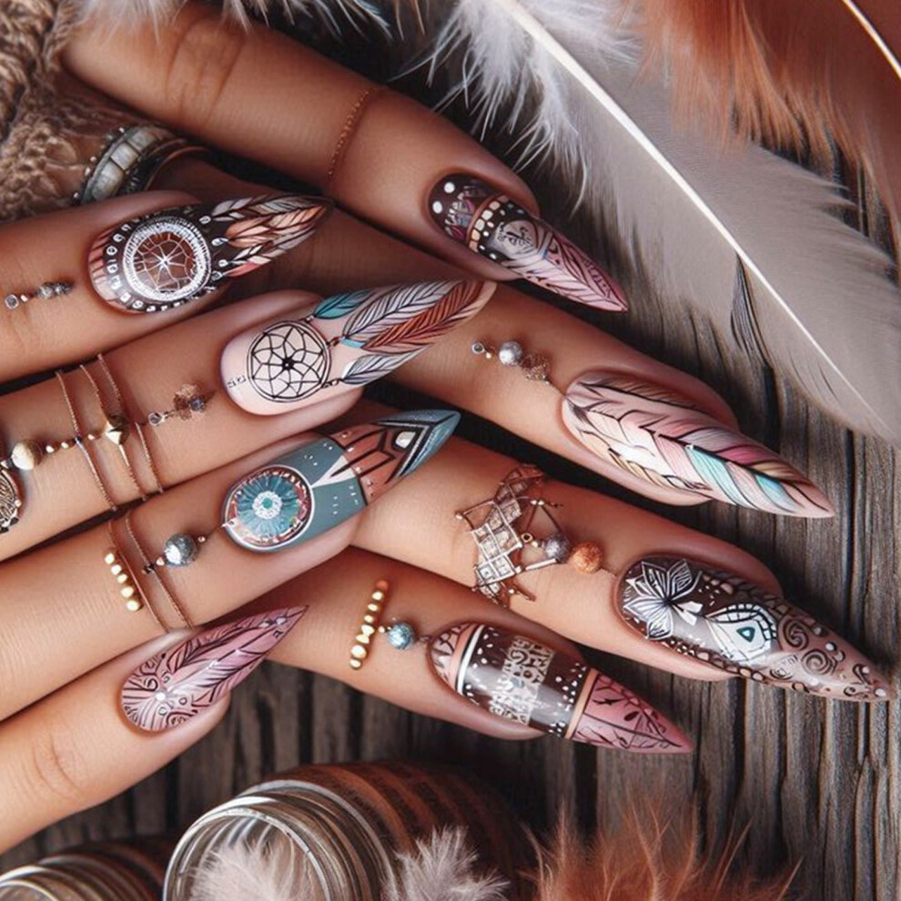 Press On Nail Artificial Nail False Nail Glues On Nail French