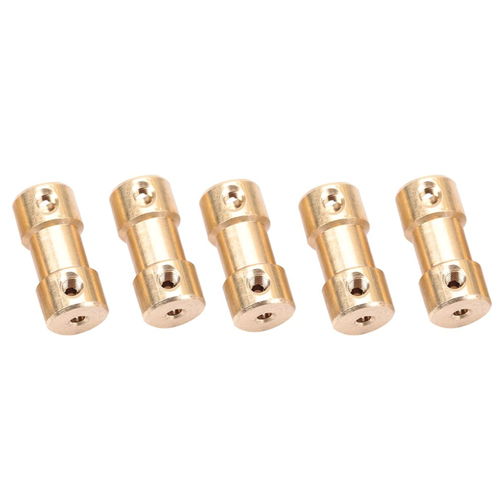 Coupling, Coupling, Joint Connector, Motor, Copper, Coupling, Coupling Connector, 5 Pieces, Brass, Coupling, Joint Connector, Sleeve, T 3Mm To 4Mm 9001264171605