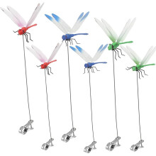 3D Dragonfly Garden Stake, Fly Deterrent for Indoor and Outdoor