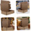 Pack of 10 Cardboard Boxes Corrugated Small Mailboxes Shipping Boxes 5