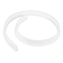 Water strip adhesive foldable detachable wall sink water retaining strip silicone rubber white 100X3CM