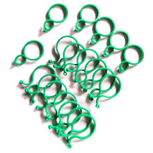 Clips pour plantes grimpantes, 50 pièces,-trompette verte 1
