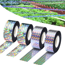4 Rolls 80m x 2.4cm Reflective Bird Repellent Tape for Garden Protection