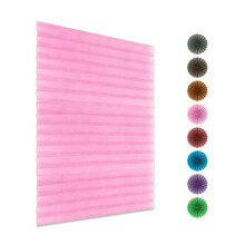 Easy to Install Window Blinds for Apartments, High-Quality Pleated Paper Material Cordless Light Filtering Shades, Pleated Window Blinds Room Darkenin