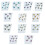 3D Nail Crystal Rhinestones,Flat Back Nail-Blue Purple Small 2