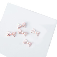 3D Metal Nail Studs Design Decor Nail Art Charms Nail-rose gold