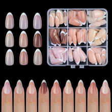 Presse à pointe française sur les ongles Ongles français-style03