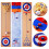 3-in-1-Tisch-Curling-Spiel, Bowling, Shuffleboard, 10