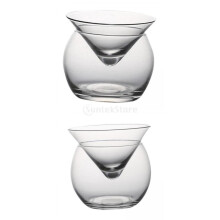 Glasses Crystal Glass Cocktail Cone Spherical Cup For Saloon Home KTV Bar Party Decor